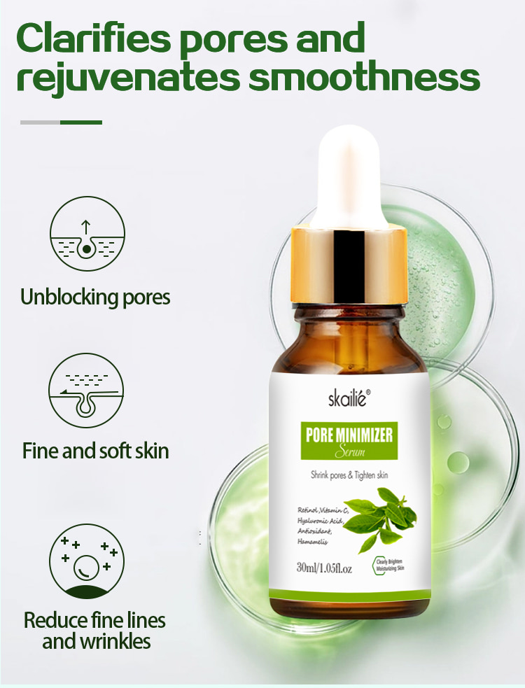 Porenverkleinerndes Teebaumserum