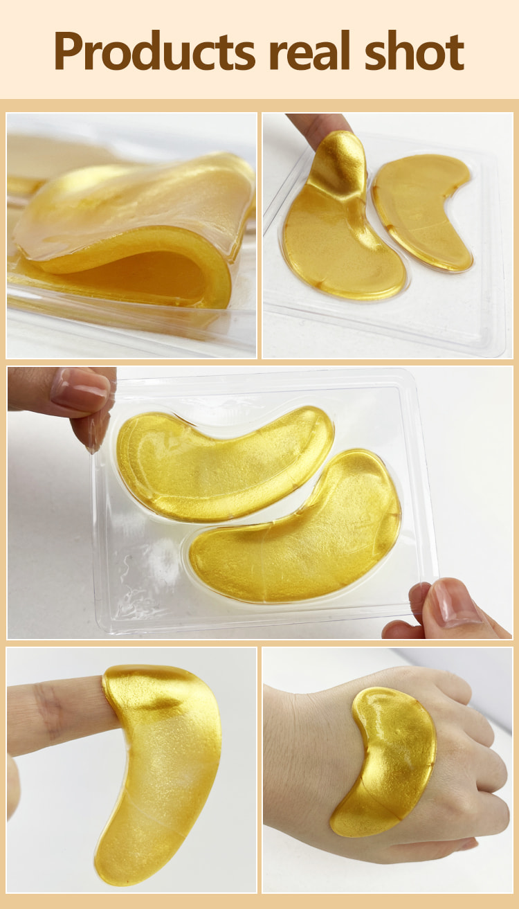 Schnecken-Goldkristall-Augenmaske