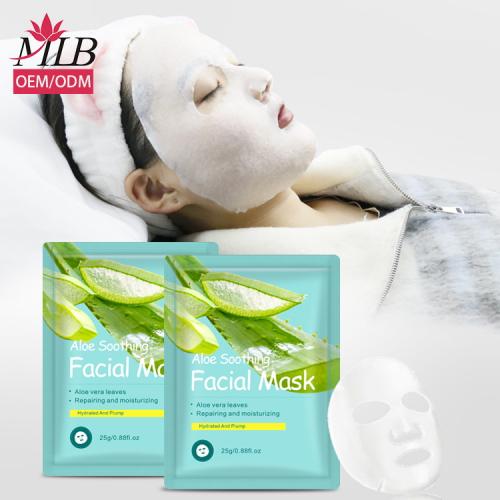 Natürliche Gesichtsmaske mit Aloe Vera Kollagen
