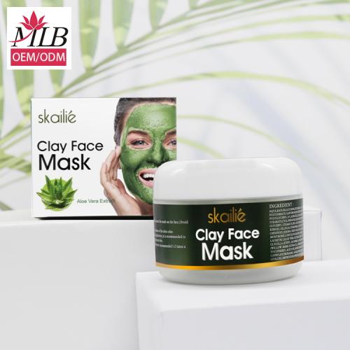 Aloe-Vera-Ton-Gesichtsmaske
