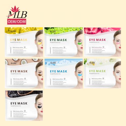 Goldene Collagen-Augenmaske